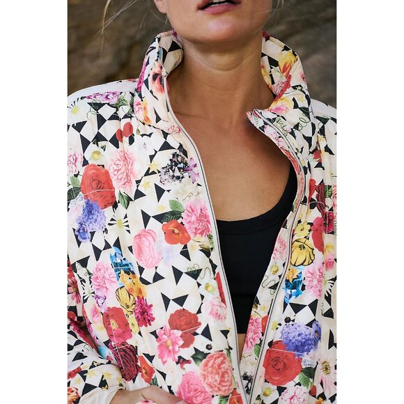 🆕 FP MOVEMENT Pippa Printed Packable Puffer Jacket / Trippy Floral - Picture 2 of 13